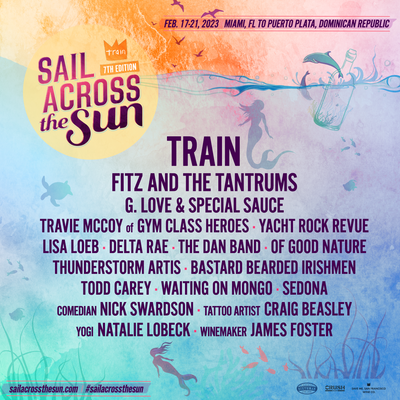The Sail Across The Sun Line-Up is here!