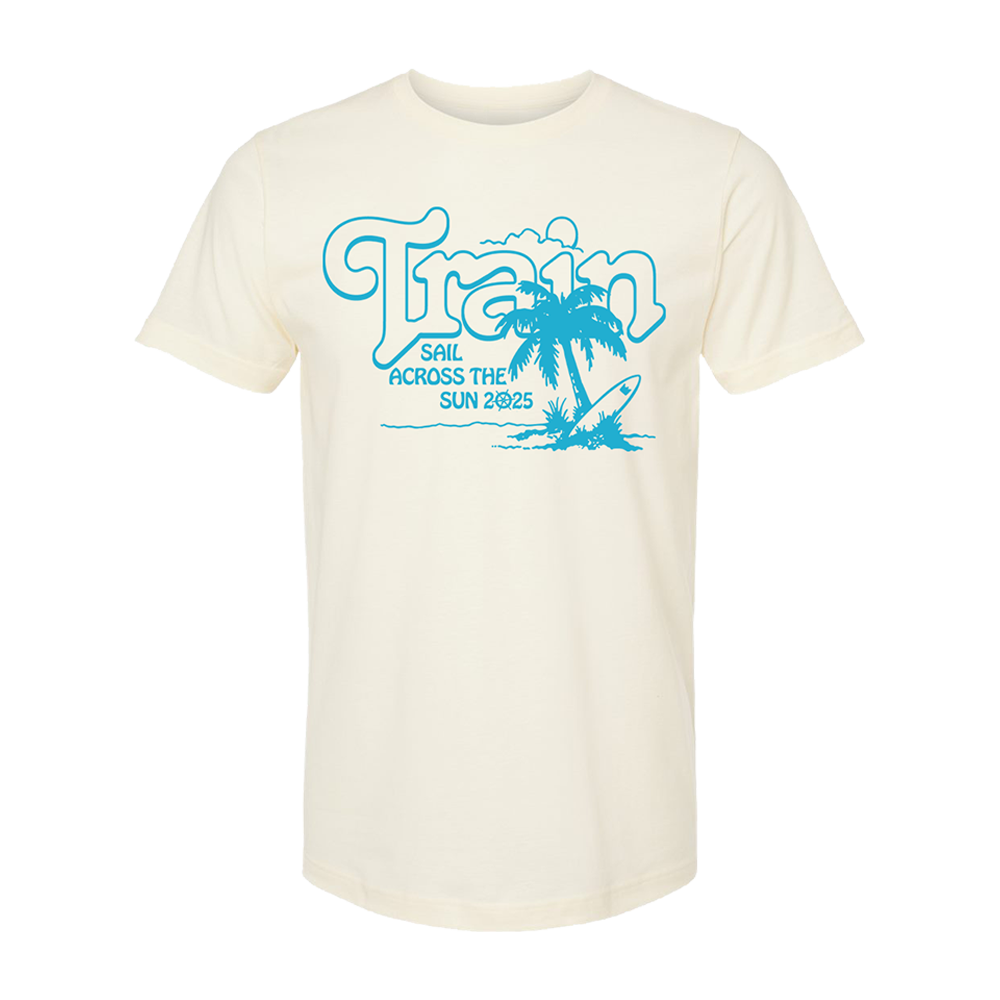 Sail Across The Sun 2025 Palm Tree Lineup T-Shirt