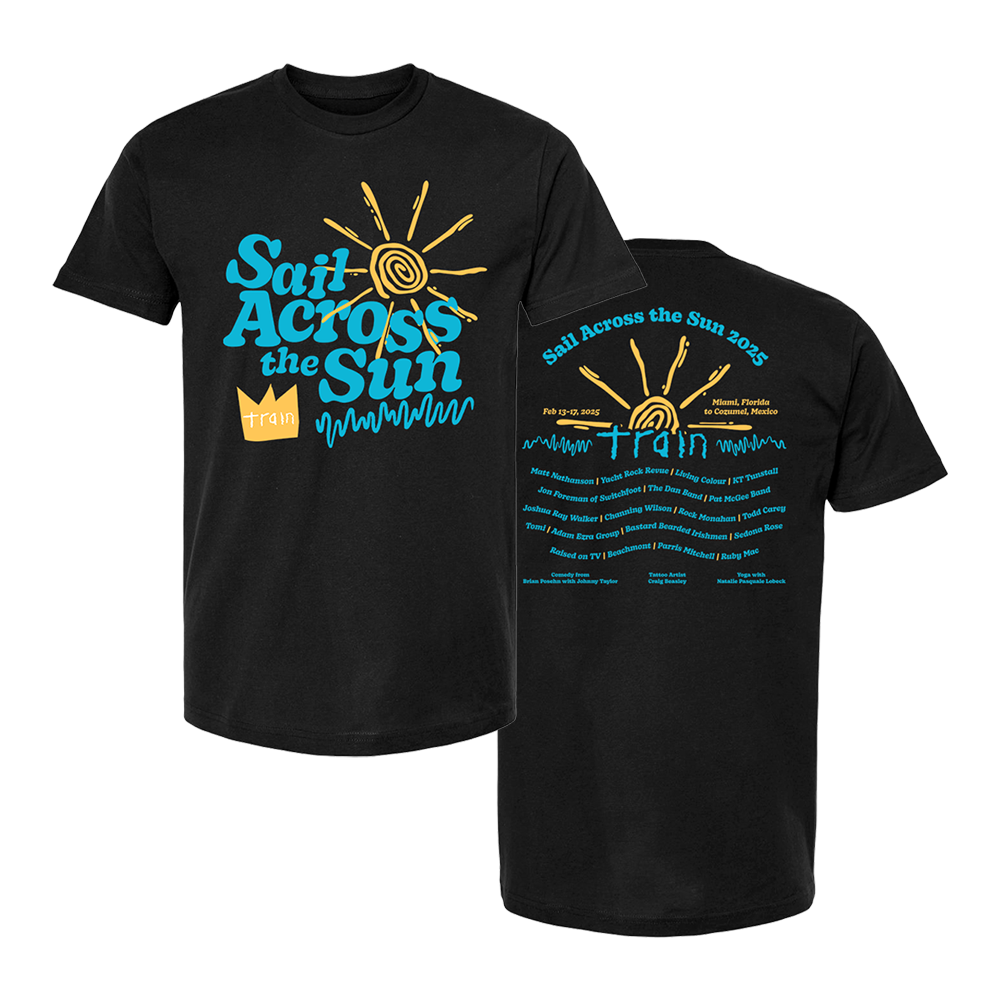 Sail Across The Sun 2025 Sunny Lineup T-Shirt