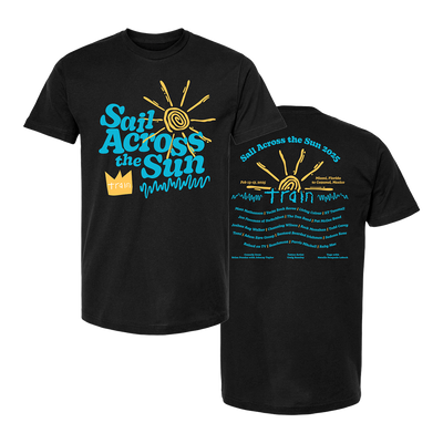 Sail Across The Sun 2025 Sunny Lineup T-Shirt