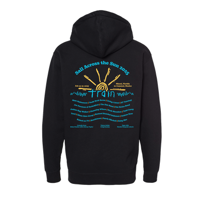 Sail Around The Sun 2025 Sunny Lineup Zip Hoodie