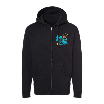 Sail Around The Sun 2025 Sunny Lineup Zip Hoodie