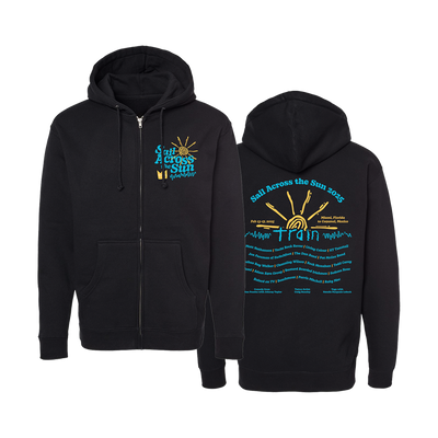 Sail Around The Sun 2025 Sunny Lineup Zip Hoodie